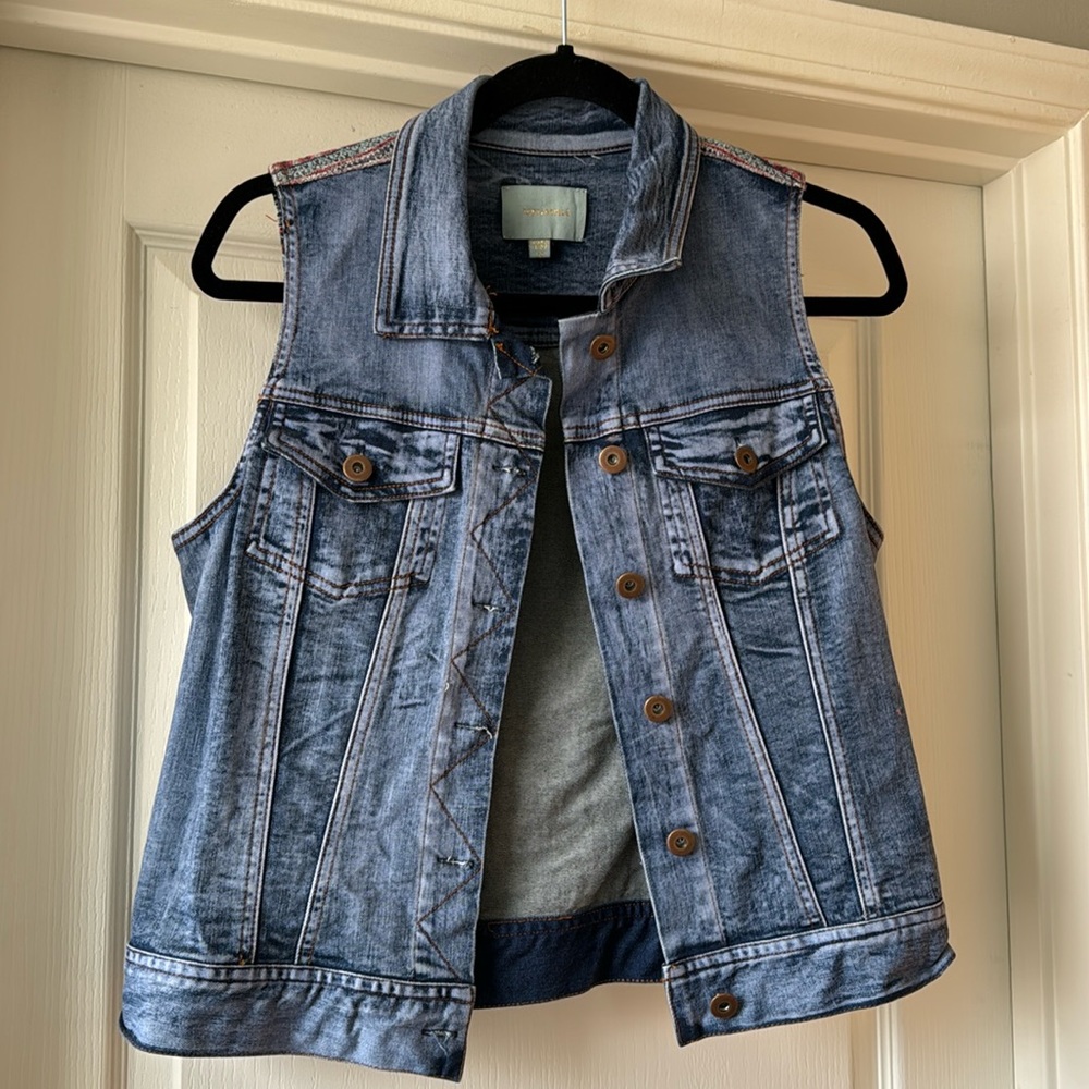 Skies Are Blue Denim Vest